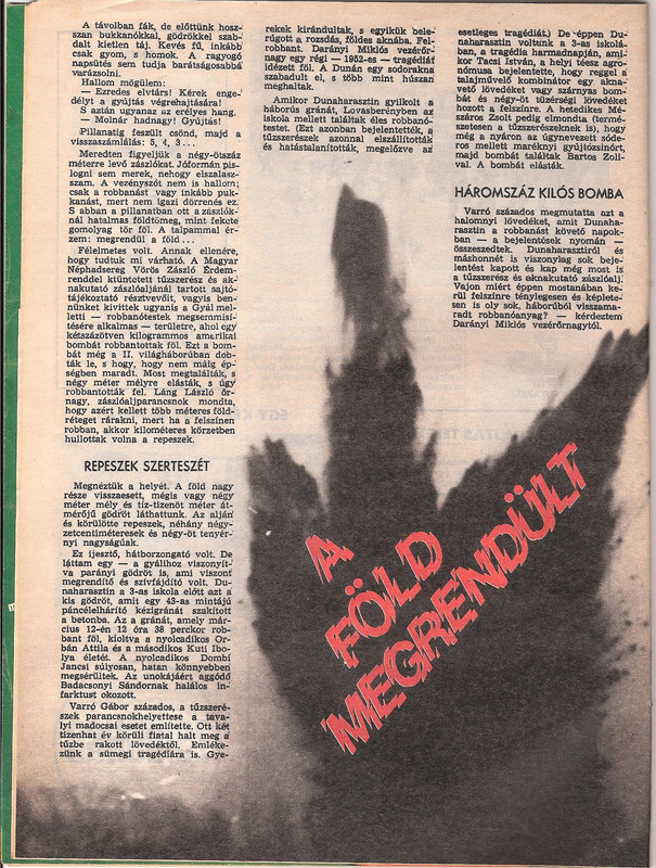 Pajtás 84-13,Dunaharaszti gránát robbanás az iskolában-1