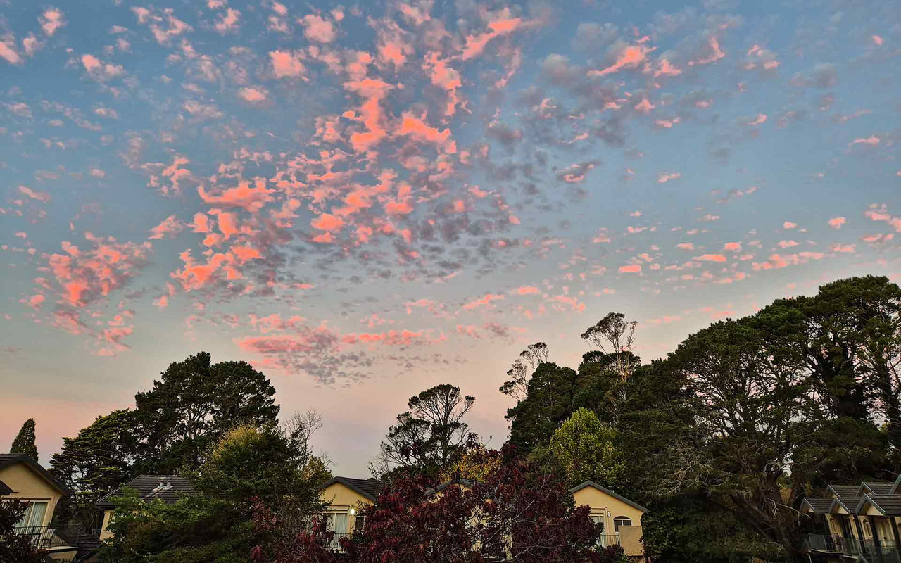 Blue Mountain sunset