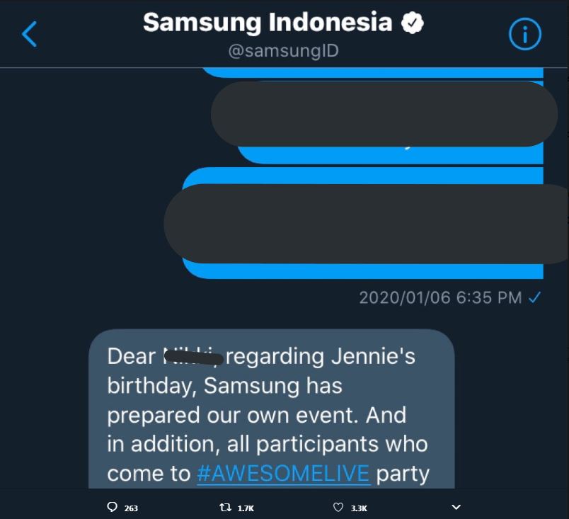 Unggahan Samsung Indonesia