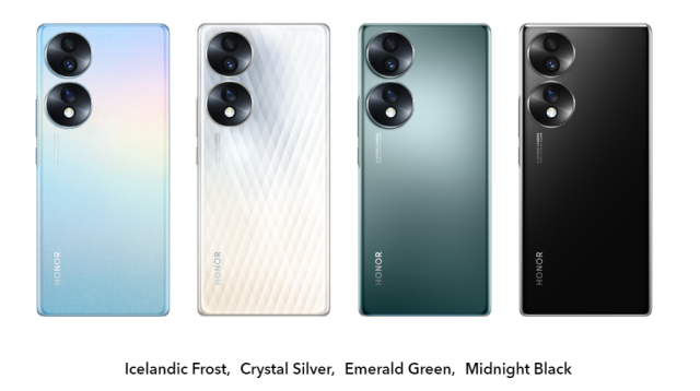 4 pilihan warna Honor 70