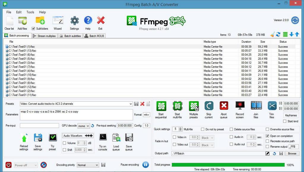 Ffmpeg Batch Converter Dotnet Multimedia Utility The Portable Freeware Collection Forums Ffmpeg Batch Converter Dotnet Multimedia Utility The Portable Freeware Collection Forums