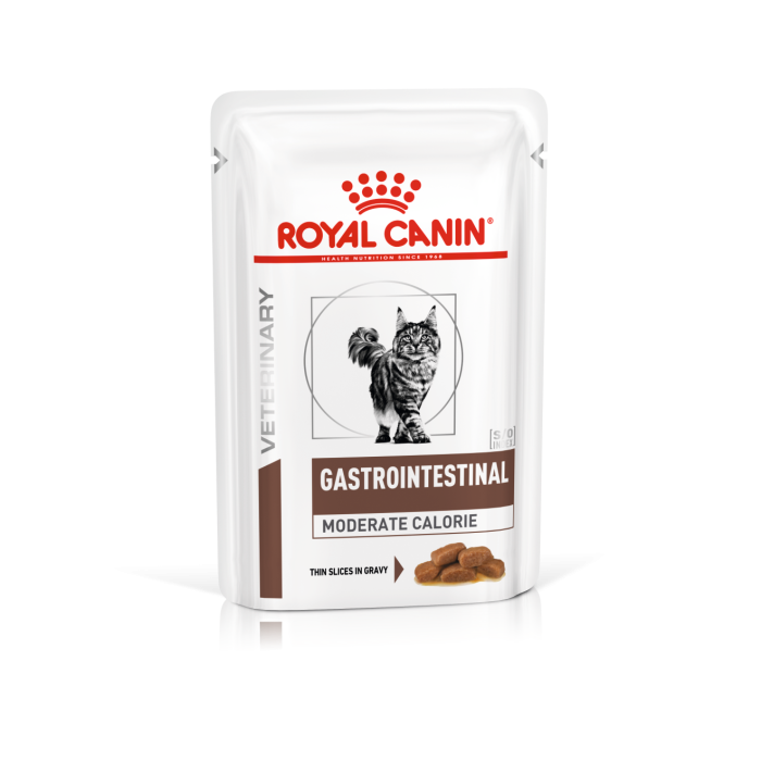 Роял пауч GASTROINTESTINAL MODERATE CALORIE CAT(шматочки у соусі) 85г 