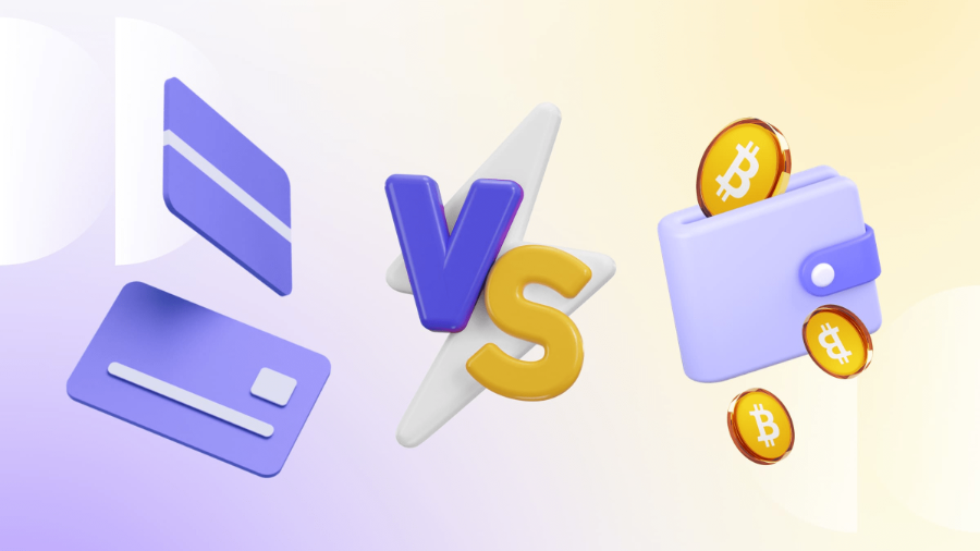 card image Банковские карты VS криптовалюта: сравниваем возможности, преимущества и риски разных платежных инструментов