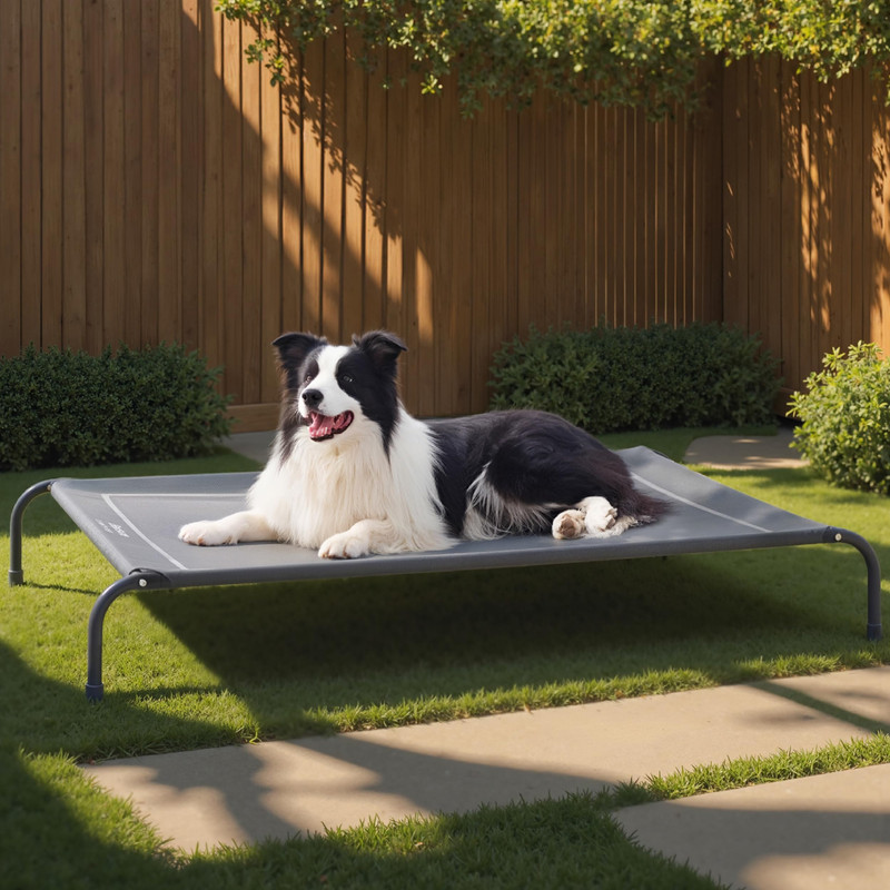 Bedsure Outdoor Elevated Cooling Dog Bed Large 49in