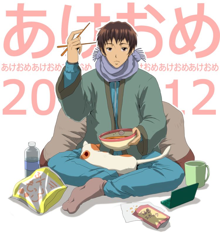 kyon-and-shamisen-suzumiya-haruhi-no-yuuutsu-drawn-by-okiron-96e66b6d570c4ebea6fa21831f24d973-1