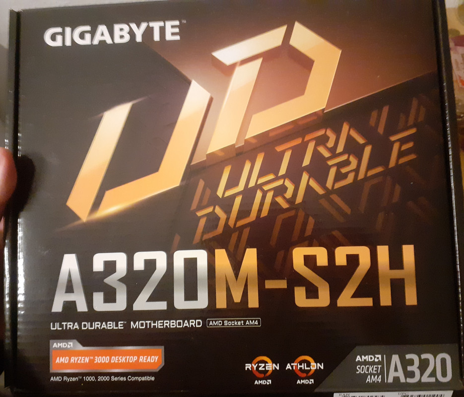 Gigabyte GA-320M-S2H + Ryzen 3 3100 build won't POST - BIOS update needed?  : r/gigabyte