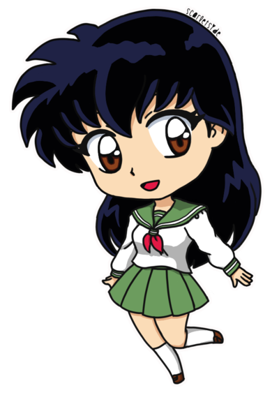 Hình vẽ Kikyou, Kagome, Sango bộ Inuyasha - Page 8 Chibi_kagome_by_scarletside-d8gn99k