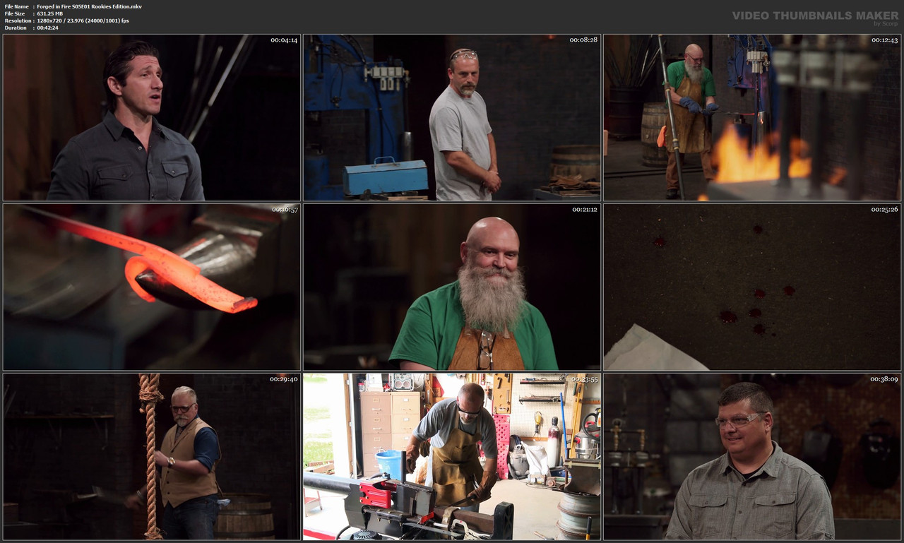 Forged in Fire S05E01 Rookies Edition.mkv