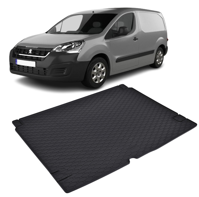 Tavita auto PEUGEOT Partner 5 locuri 2008-2018, protectie portbagaj, Cri-Flo, din cauciuc 100%, compatibil cu autoturismul PEUGEOT Partner 5