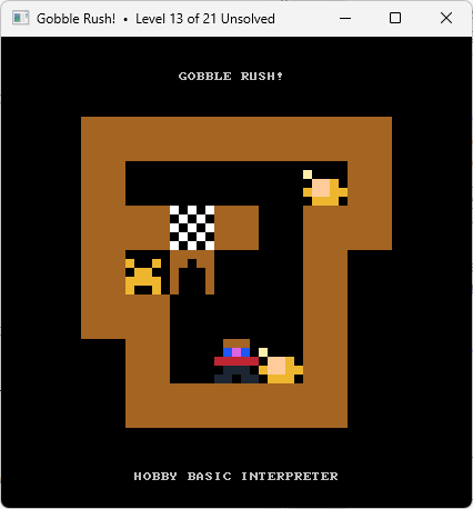 HOBBY BASIC GOBBLE RUSH PUZZLE WINDOWS11 CONSOLE 13