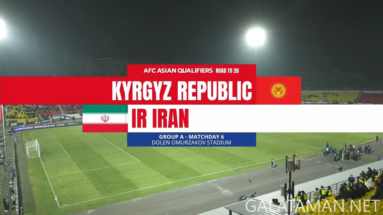 Kyrgyz Republic vs. IR Iran ¦ Full Match ¦ AFC Asian Qualifiers™ Road to 26 (1080p_30fps_H264-128kbi