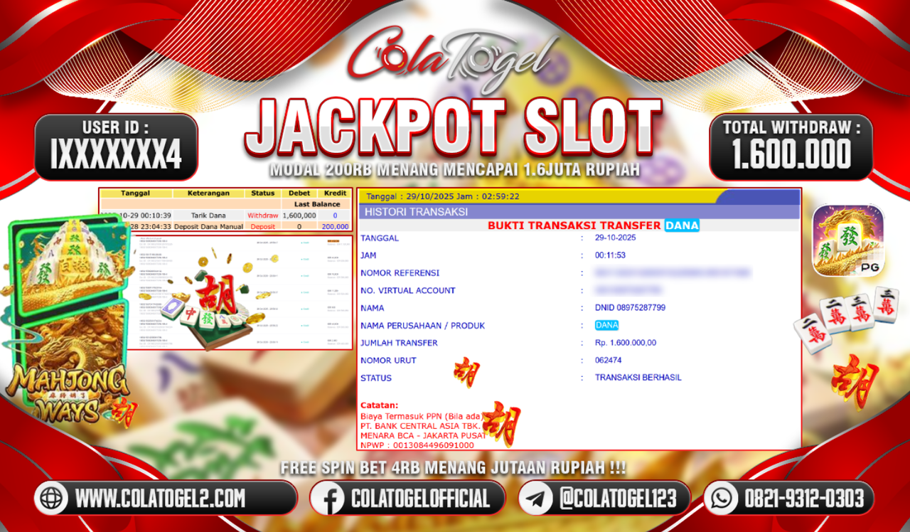 JACKPOT SLOT GACOR!!