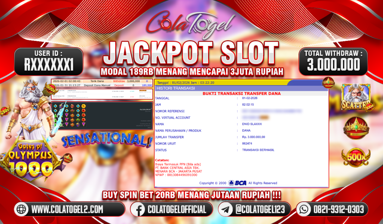 JACKPOT SLOT GACOR!!