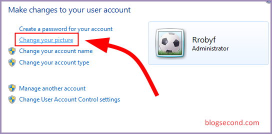 Mengubah Gambar Profil Administrator Windows