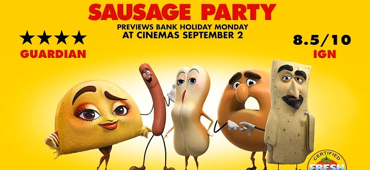 Sausage Party (2016) English Blu-Ray – 480P | 720P – x264 – 250MB | 650MB – Download & Watch Online