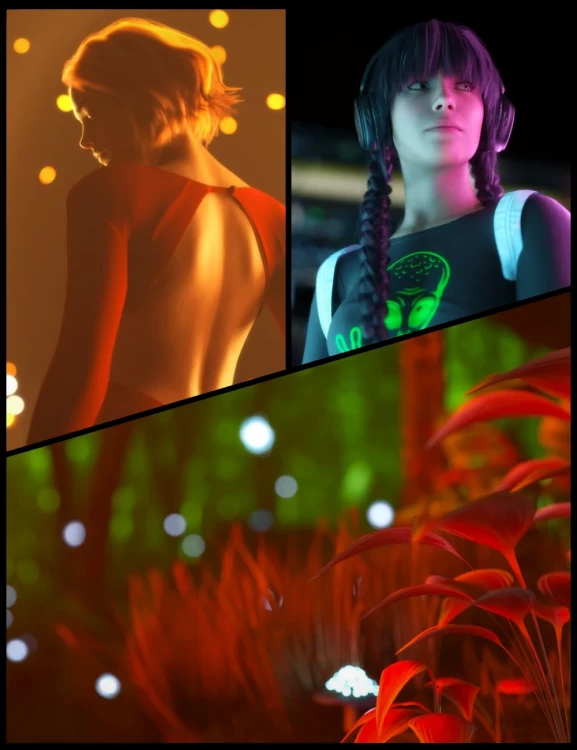 Iray Cinematic Ghost Lights