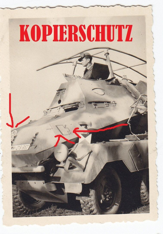 Sd.Kfz.232 Panzerspähwagen Funk Rahmenantenne Tr