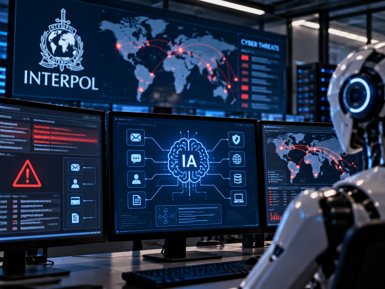 Interpol alerta: IA está acelerando ataques cibernéticos e agentes autônomos ampliam o risco