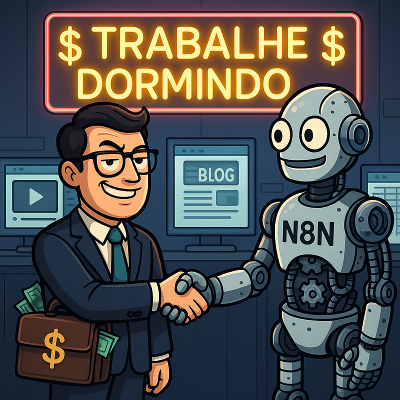 Ganhe Dinheiro no Piloto Automático com ChatGPT + N8N (Sim, é Real)