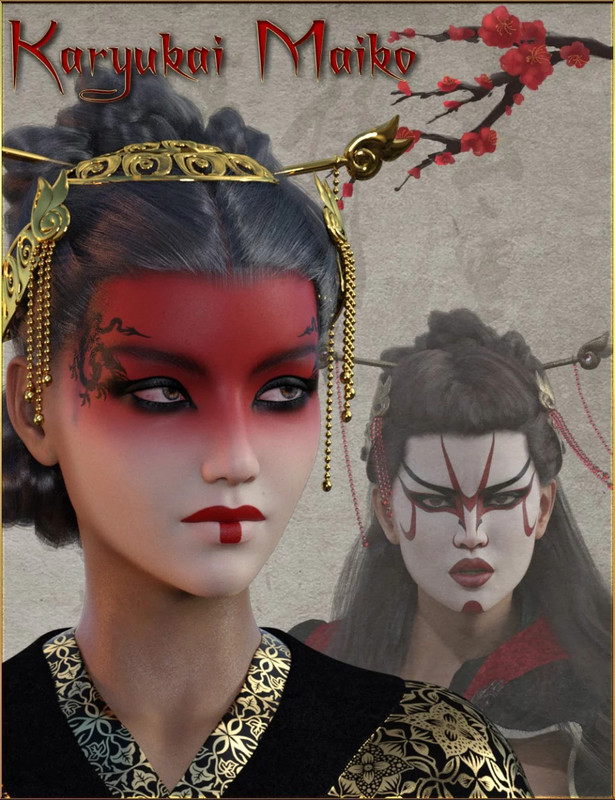 karyukai maiko for genesis 8 females 00 main daz3d