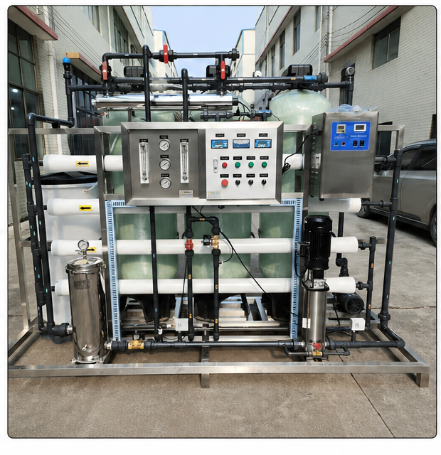 Reverse osmosis system front view