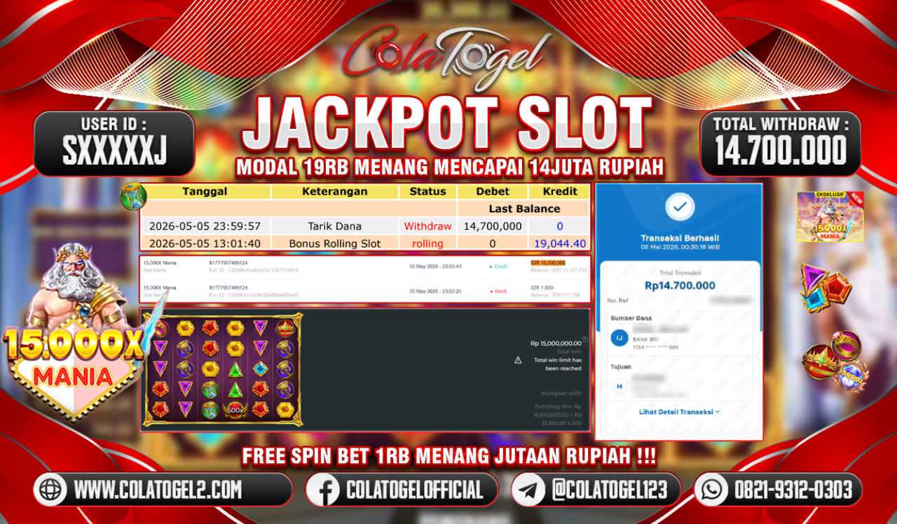 JACKPOT SLOT GACOR!!