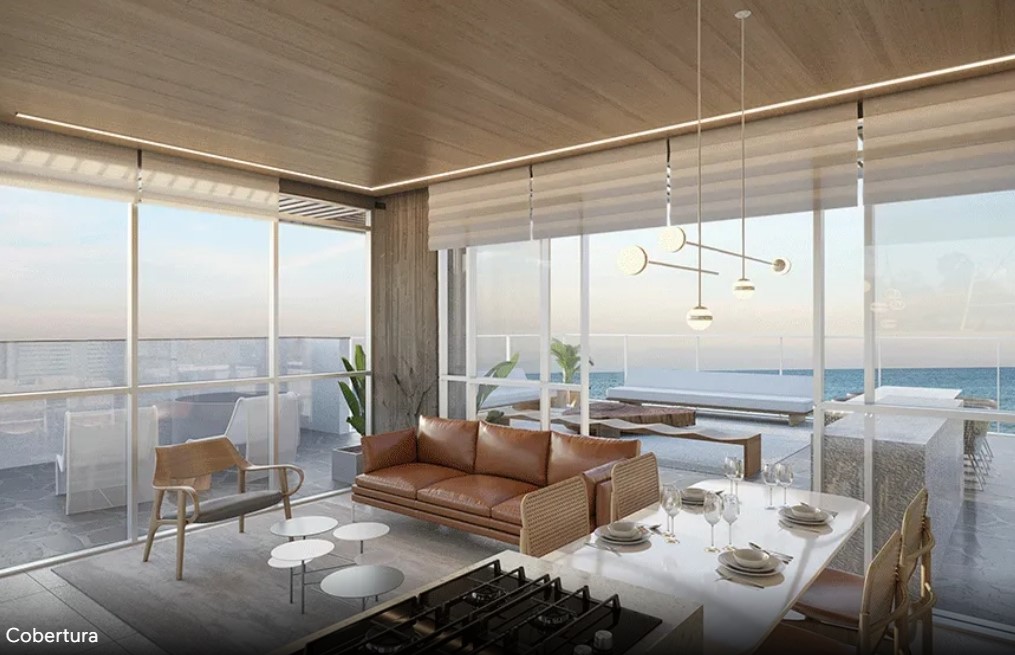 Cobertura do Lucsin Residence com vista privilegiada e acabamento premium