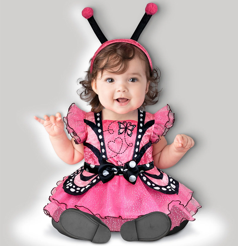 Costume Farfalla rosa per bambina