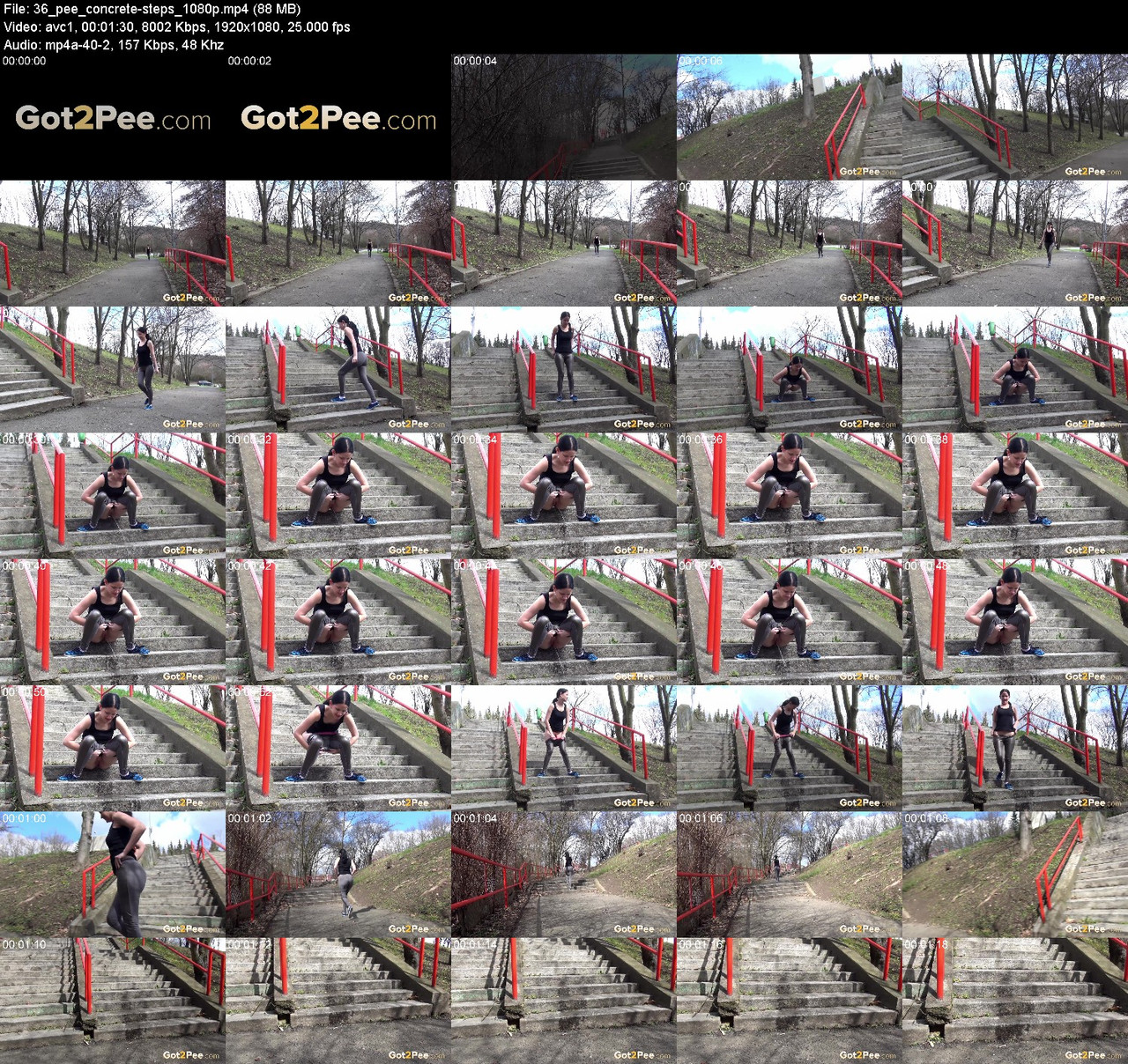 36 pee concrete steps 1080p