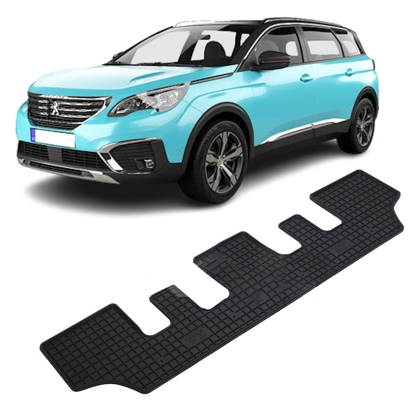 Set 2 covorase Peugeot 5008 2017- Randul 3prezent, din cauciuc 100%, compatibile cu autoturismul PEUGEOT 5008