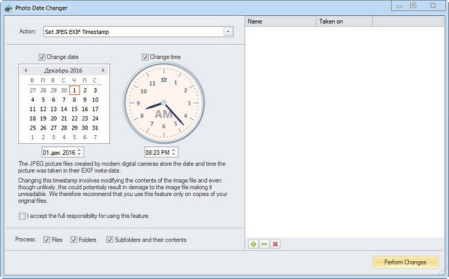 Publicspace Photo Date Changer 1.14