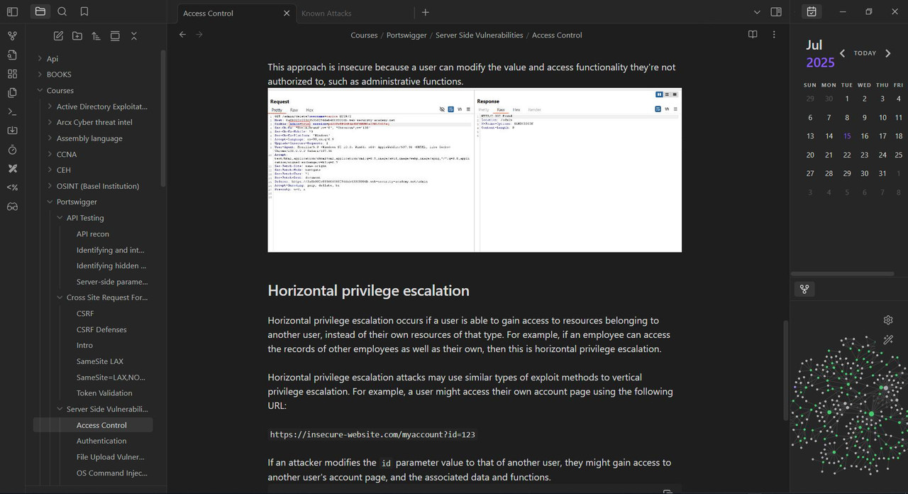 Cybersecurity tools and environment