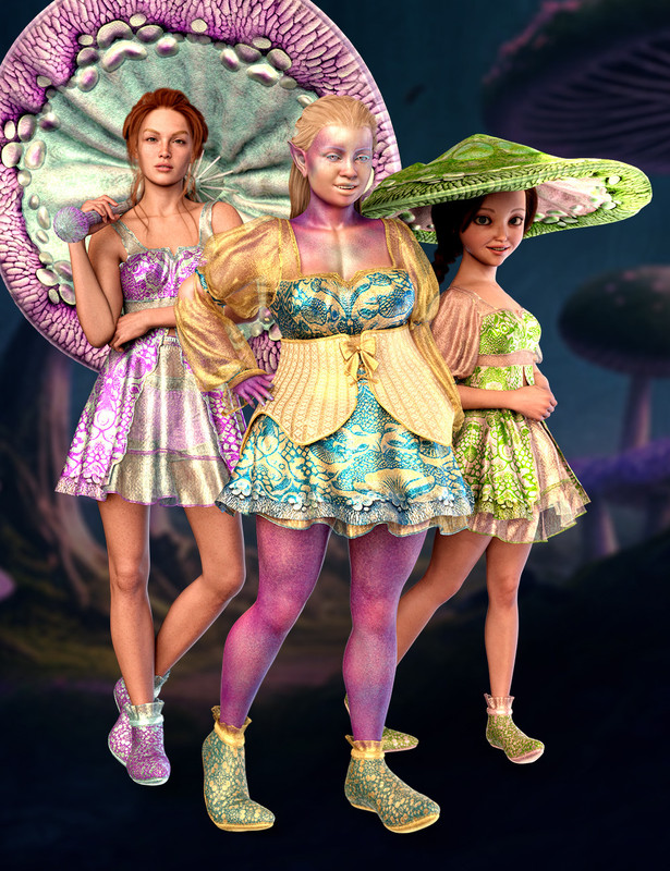dForce ND Liloo Clothing for Genesis 9 dForce ND Liloo Clothing for Genesis 9