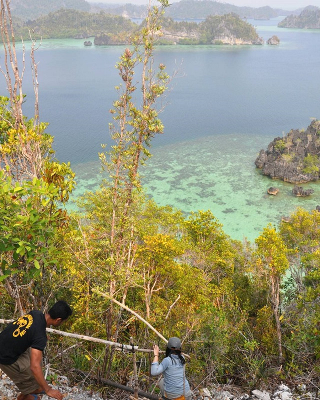 Puncak Harfat, Misool, Raja Ampat, Papua Barat.