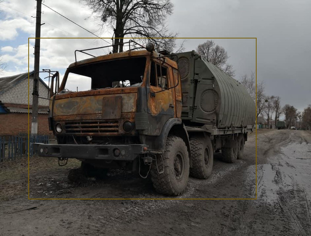 1075 KamAZ-63501 (for PP-2005 floating bridge system) destr 27 03 22