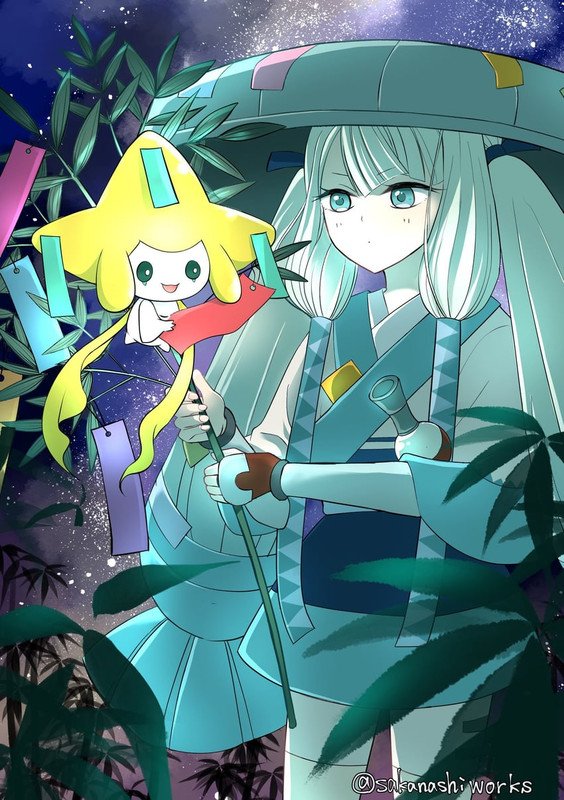 hatsune-miku-jirachi-and-steel-miku-poke
