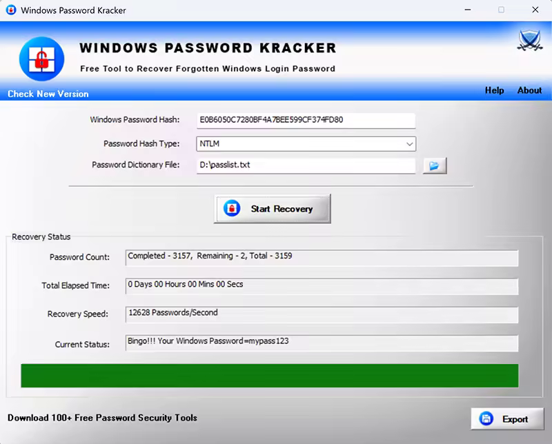 Windows Password Kracker 5.0 – (3 MB) Windows Password Kracker 5.0 – (3 MB)