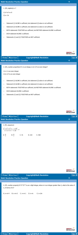 Math Revolution Questions