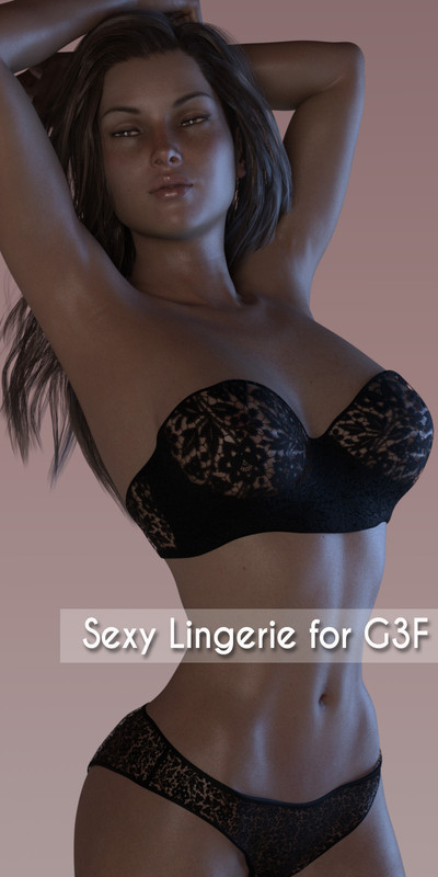 Sexy Lingerie For Genesis 3 Female(s) 2022 - Free Daz 3D Models