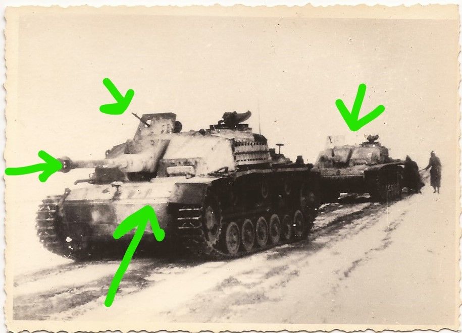 Foto Panzer Sturmgeschütze Sturmhaubitzen Ostfront Winter