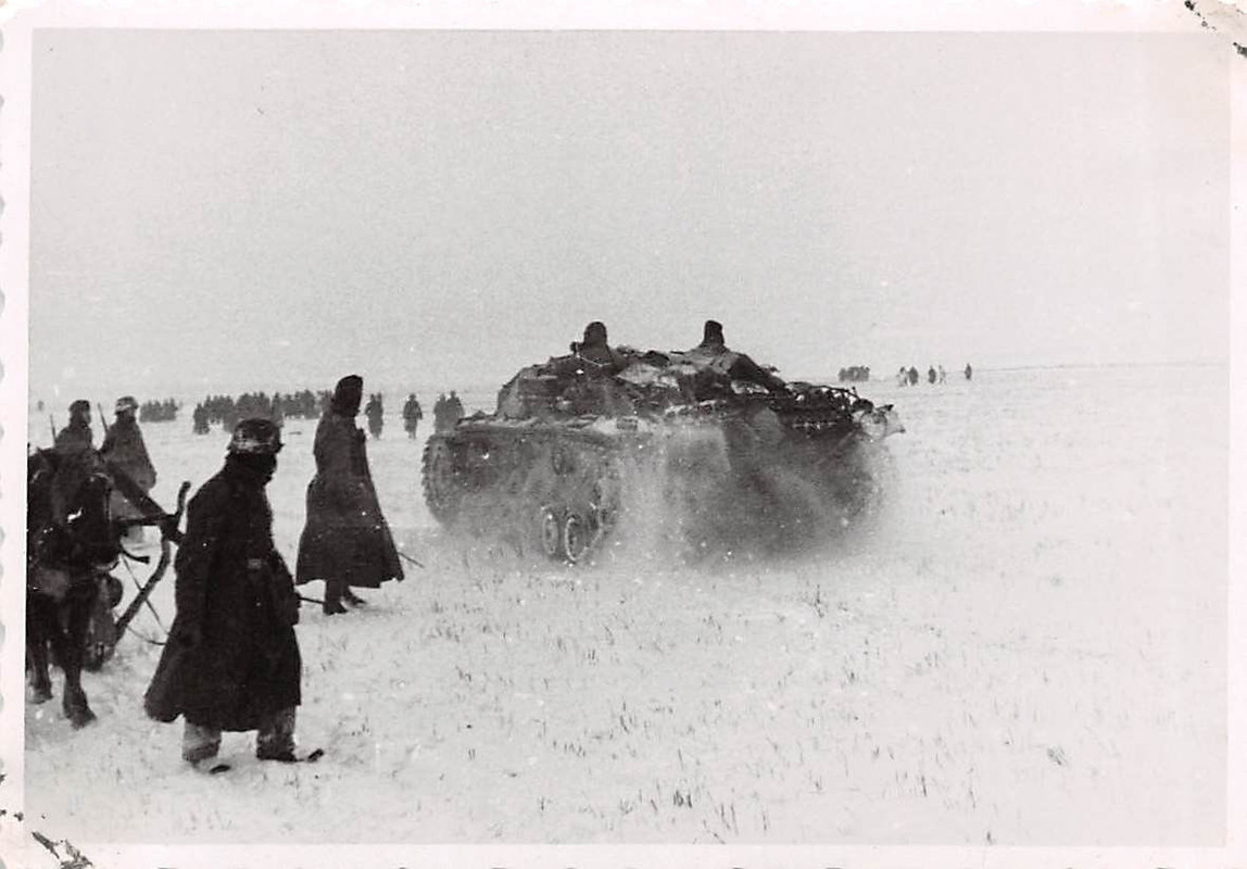 Deutsches Sturmgeschütz III Panzer bei Bolchow