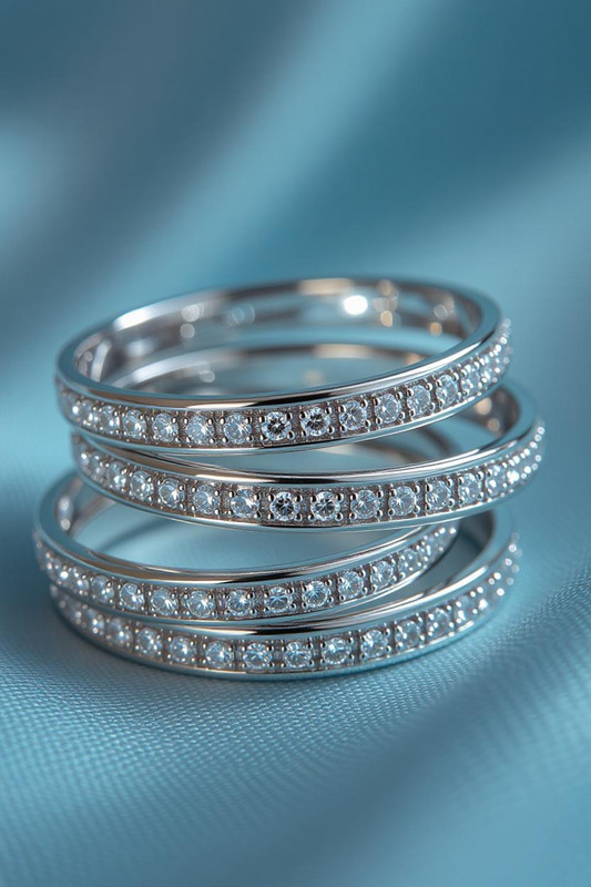 Silver Bangles