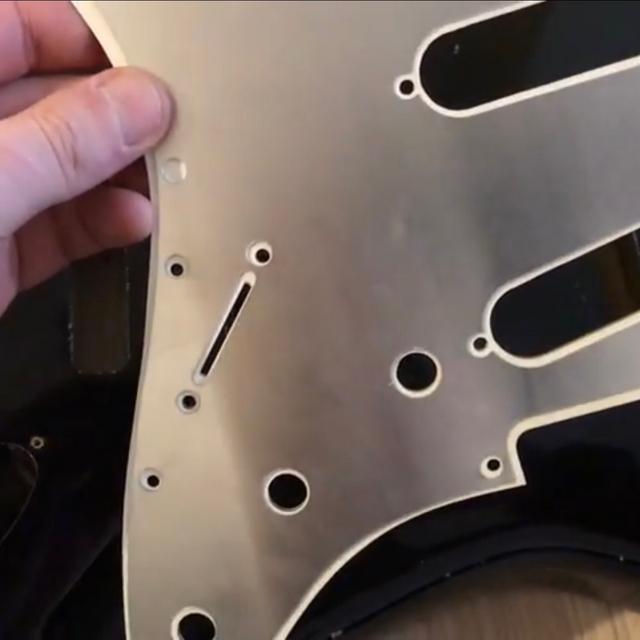 vintage aluminium shielding plate for Fender Stratocaster