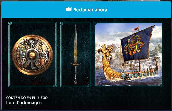 Prime Gaming Assassins Creed Valhalla: Paquete Carlomagno con Amazon Prime 