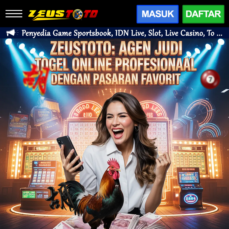ZEUSTOTO: Agen Judi Togel Online Profesional dengan Pasaran Favorit image 1