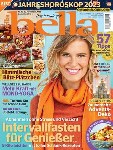 Cover: Bella Frauenzeitschrift No 49 vom 01  Dezember 2022