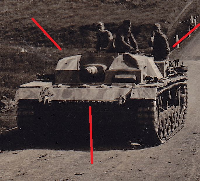 Sturmgeschütz STUG III camo Tarn - Anstrich Vorm