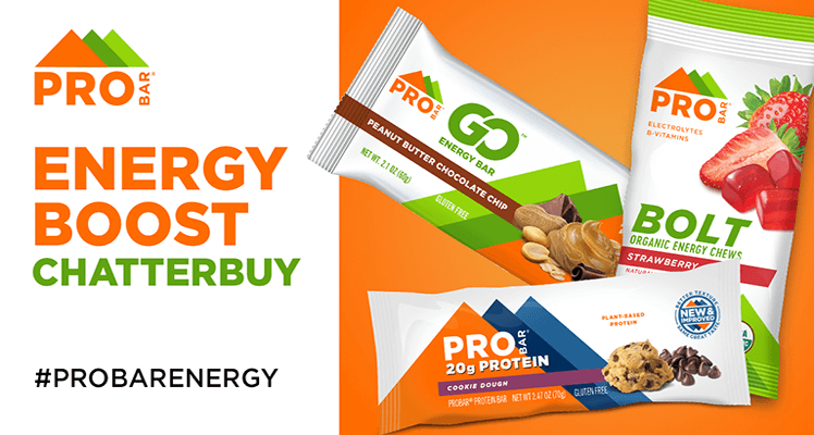 FREE PROBAR Energy Boost Chatterbuy Pack: Apply Now for High-Performance Plant-Based Nutrition Samples FREE PROBAR Energy Boost Chatterbuy Pack: Apply Now for High-Performance Plant-Based Nutrition Samples