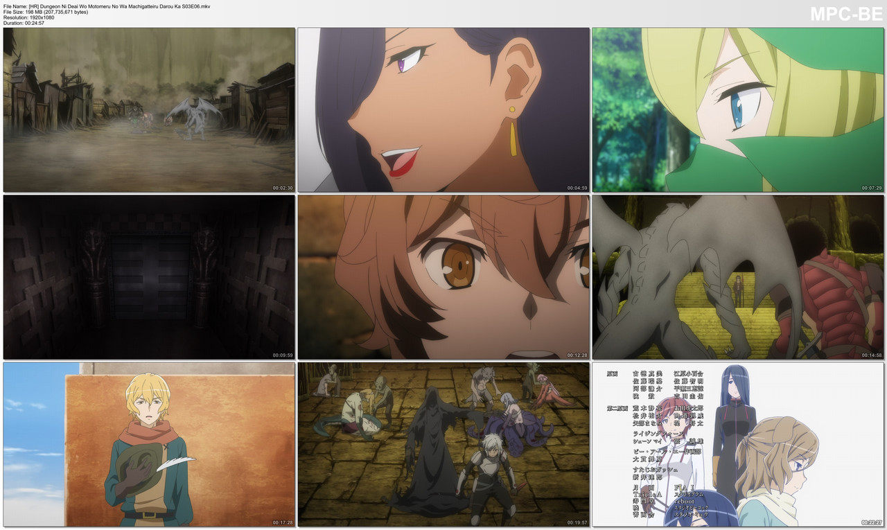 [HR] Dungeon Ni Deai Wo Motomeru No Wa Machigatteiru Darou Ka S03E06.mkv_thumbs