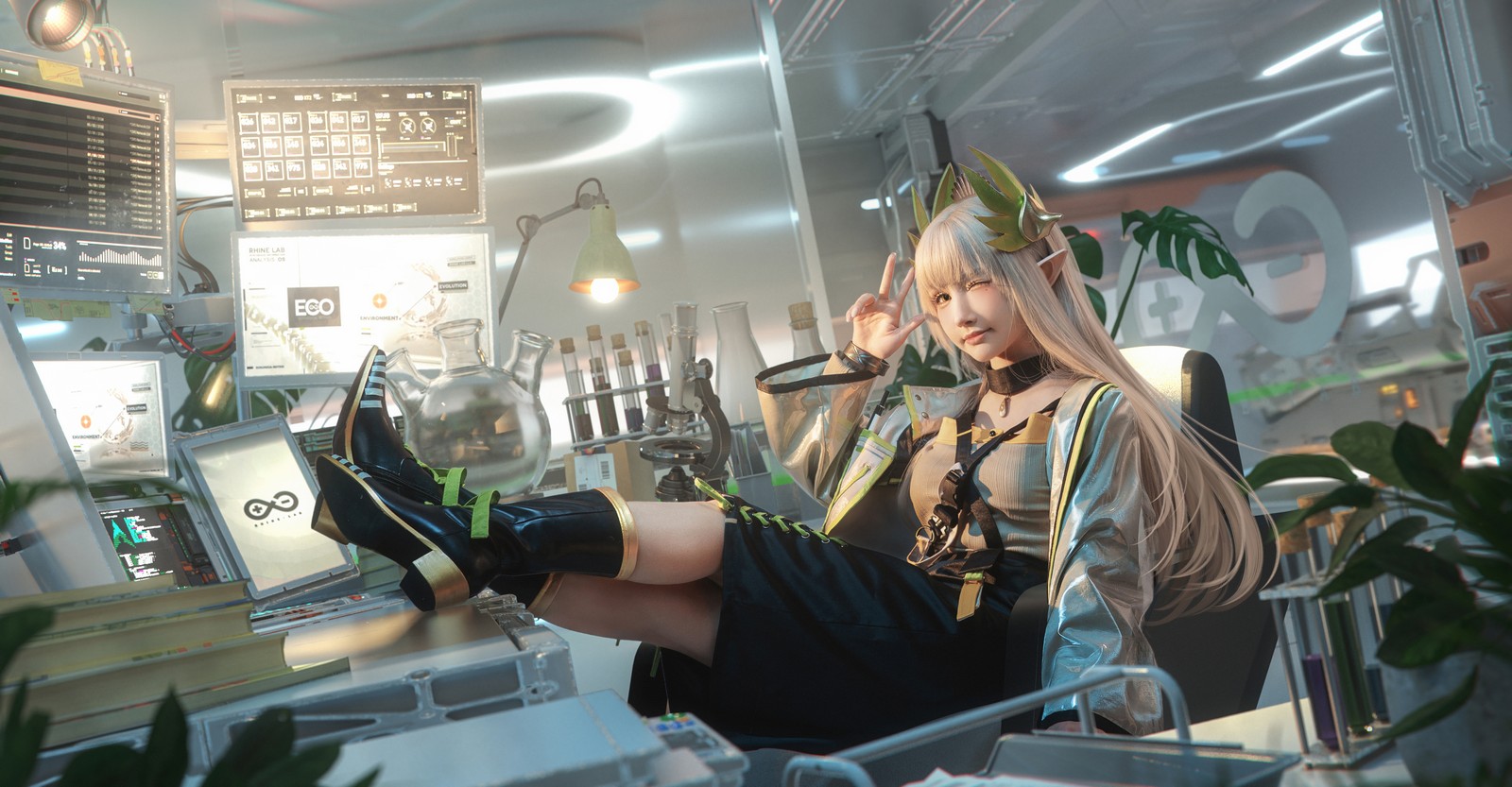 一千只猫薄禾写真 – 缪尔赛思 Cosplay 高清写真合集（20P / 222.8MB）插图1